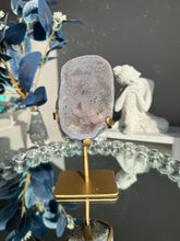 Load image into Gallery viewer, Amethyst geode with agate healing crystals 3056 amethyst cluster