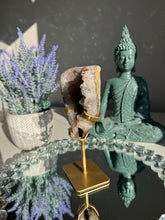 Load image into Gallery viewer, Sugar rainbow Amethyst geode healing crystals 3054 sugar druzy