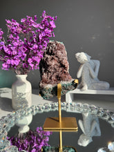 Load image into Gallery viewer, Rare wine red druzy amethyst with jasper 3092