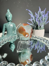 Load image into Gallery viewer, Green Rainbow amethyst geode 3119