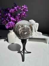 Load image into Gallery viewer, Druzy pink rainbow amethyst sphere 3147