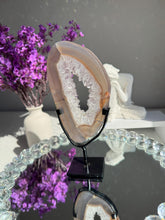 Load image into Gallery viewer, Druzy Amethyst portal with agate healing crystals 3203