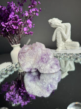 Load image into Gallery viewer, Rare Pink amethyst skull with amethyst 3196