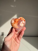 Load image into Gallery viewer, Carnelian Flower Agate Palm Stones Spheres and Hearts