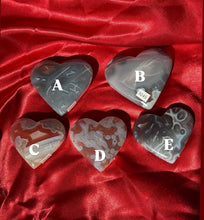 Load image into Gallery viewer, Swazi Agate Hearts