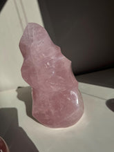 Load image into Gallery viewer, Star Rose Quartz Sphere, Flame, and Palm Stone