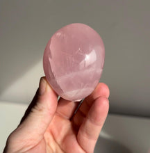 Load image into Gallery viewer, Star Rose Quartz Sphere, Flame, and Palm Stone