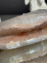 Load image into Gallery viewer, pink Rainbow amethyst geode 3283