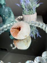 Load image into Gallery viewer, Orange Rainbow amethyst geode 3286