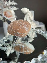 Load image into Gallery viewer, Orange sugar amethyst geode 3284