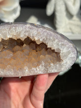 Load image into Gallery viewer, Orange sugar amethyst geode 3288