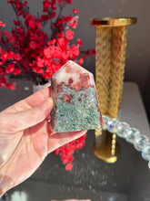 Load image into Gallery viewer, Natural Pink Amethyst Tower, Druzy Crystal Decor, Brazilian Quartz Healing Stone 3309