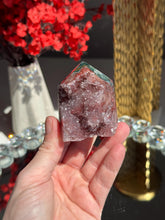 Load image into Gallery viewer, Natural Pink Amethyst Tower, Druzy Crystal Decor, Brazilian Quartz Healing Stone 3311