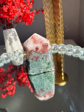 Load image into Gallery viewer, Natural Pink Amethyst Tower, Druzy Crystal Decor, Brazilian Quartz Healing Stone 3309