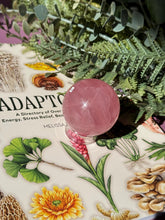 Load image into Gallery viewer, Brazilian Rose Quartz Sphere with Asterism Stone for Love Heart Chakra and Spiritual Healing 3312 G