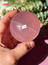Load image into Gallery viewer, Rose Quartz Sphere with Asterism Stone for Love Heart Chakra and Spiritual Healing 3317 B