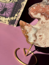 Load image into Gallery viewer, Druzy Pink Amethyst Ghost Crystal Pink Amethyst Geode Tower High Quality Crystal for Healing Energy Balance and Home Decor 3219