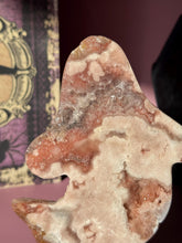 Load image into Gallery viewer, Druzy Pink Amethyst Ghost Crystal Pink Amethyst Geode Tower High Quality Crystal for Healing Energy Balance and Home Decor 3219