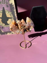 Load image into Gallery viewer, Druzy Pink Amethyst Bat Crystal Pink Amethyst Geode Tower High Quality Crystal for Healing Energy Balance and Home Decor 3219
