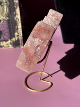 Load image into Gallery viewer, Druzy Pink Amethyst Bat Crystal Pink Amethyst Geode Tower High Quality Crystal for Healing Energy Balance and Home Decor 3218