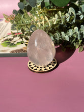 Load image into Gallery viewer, Rose Quartz Egg with Asterism: Love Heart Chakra Healing Crystal Decor 3327 F