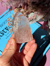 Load image into Gallery viewer, Brazilian Rose Quartz Tower Stone for Love Heart Chakra and Spiritual Healing 3337A
