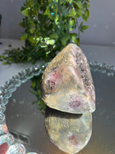 Load image into Gallery viewer, Black amethyst geode 2088