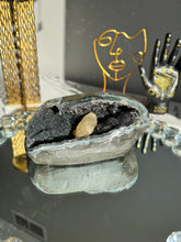 Load image into Gallery viewer, Black amethyst geode 2668