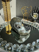 Load image into Gallery viewer, Black amethyst geode 2668