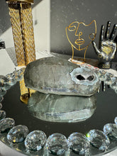 Load image into Gallery viewer, Black amethyst geode 2668