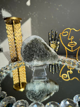 Load image into Gallery viewer, Black amethyst geode 26661