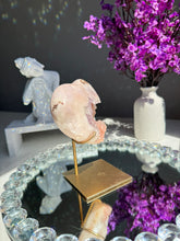 Load image into Gallery viewer, Pink amethyst heart with amethyst 2818
