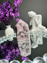 Load image into Gallery viewer, Druzy pink amethyst tower 2788
