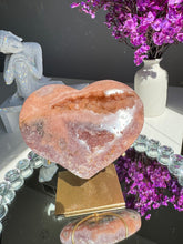 Load image into Gallery viewer, Pink amethyst heart 2818
