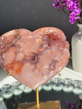 Load image into Gallery viewer, Pink amethyst heart 2818
