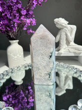 Load image into Gallery viewer, pink amethyst tower with agate and quartz 2786

