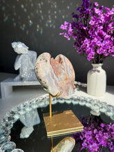 Load image into Gallery viewer, Pink amethyst heart with agate 2819
