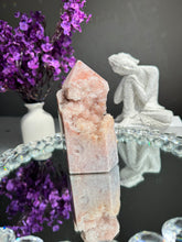 Load image into Gallery viewer, Druzy pink amethyst tower 2788
