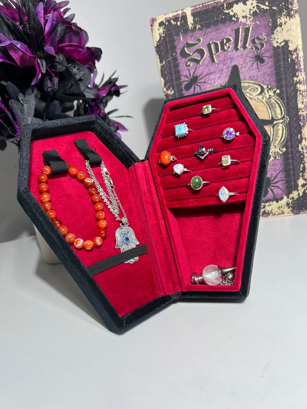 Coffin jewelry box