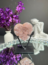 Load image into Gallery viewer, Rainbow Amethyst heart 2726
