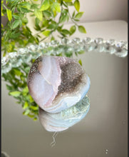 Load image into Gallery viewer, Pink and green sugar Amethyst geode 2145
