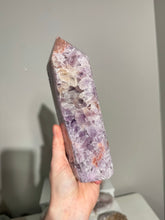 Load image into Gallery viewer, Red pink amethyst tower with amethyst 2907
