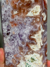 Load image into Gallery viewer, Red pink amethyst tower with amethyst 2907
