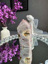 Load image into Gallery viewer, Druzy red color pink amethyst tower  2714
