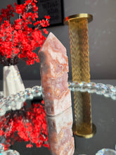 Load image into Gallery viewer, Druzy pink amethyst tower  2713
