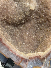 Load image into Gallery viewer, Sugar druzy agate and quartz geode Healing crystals 2763
