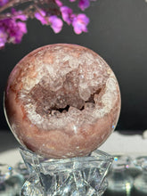 Load image into Gallery viewer, Druzy Pink amethyst sphere SPHERE ONLY healing crystals 2754
