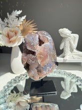 Load image into Gallery viewer, Druzy amethyst stalactite agate geode Healing crystals 2762
