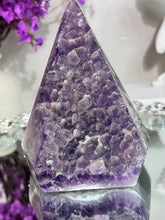 Load image into Gallery viewer, Sugar amethyst pendulum sugar druzy amethyst 2872
