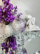 Load image into Gallery viewer, Sugar amethyst sphere  with white banding 2535
